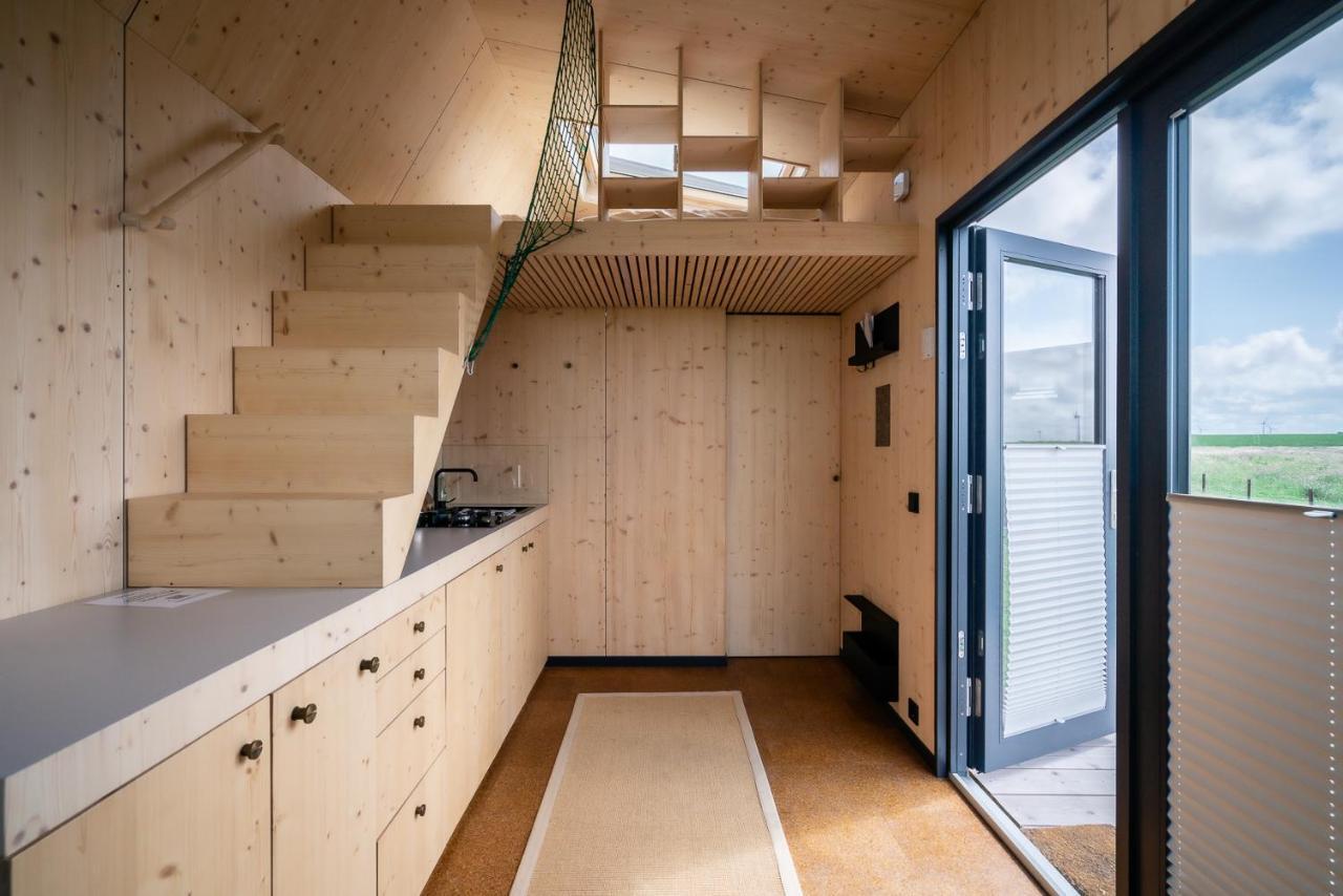 Tiny House Pioneer 18 Zur Meerseite - Green Tiny Village Harlesiel Carolinensiel Exterior photo