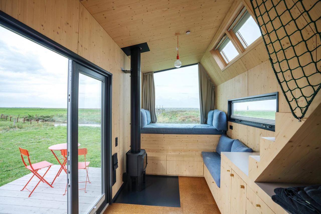 Tiny House Pioneer 18 Zur Meerseite - Green Tiny Village Harlesiel Carolinensiel Exterior photo